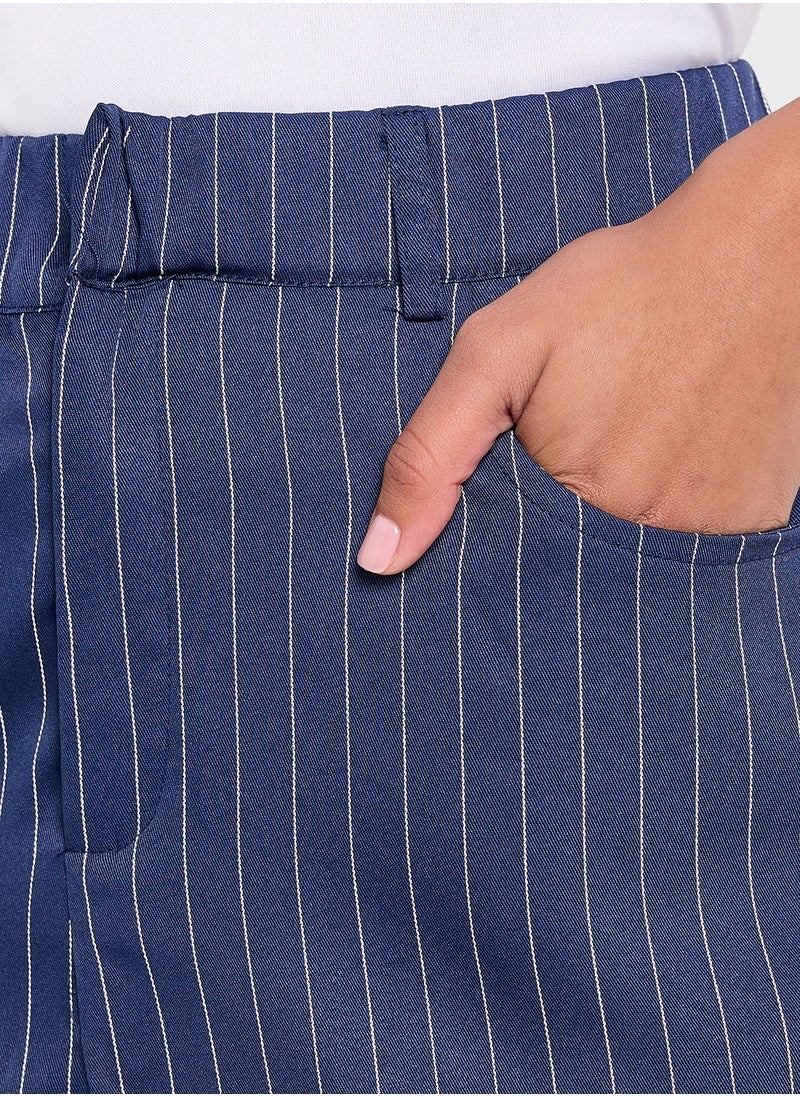 ELLA Pinstripe Skirt  - Image 4