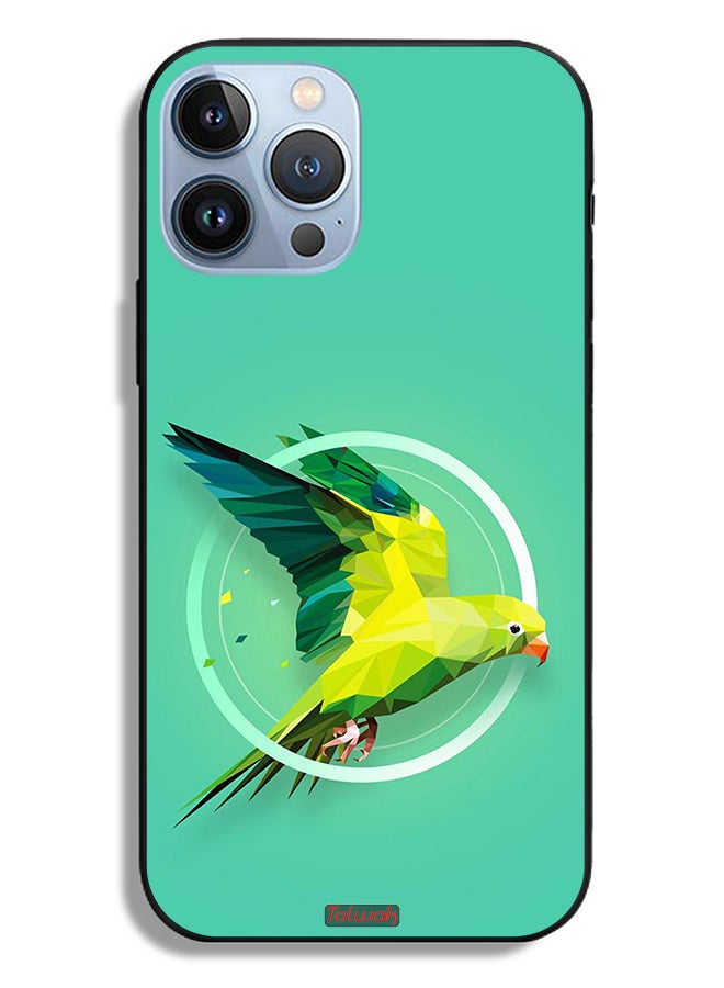 Tolwak Apple iPhone 13 Pro Max Protective Case Parrot Abstract Art - Image 2