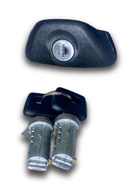Trunk lock with door cylinders for Lada granta