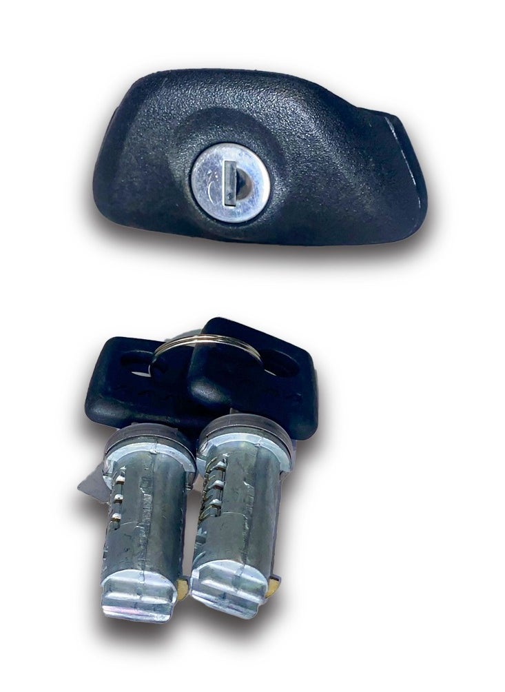 Trunk lock with door cylinders for Lada granta