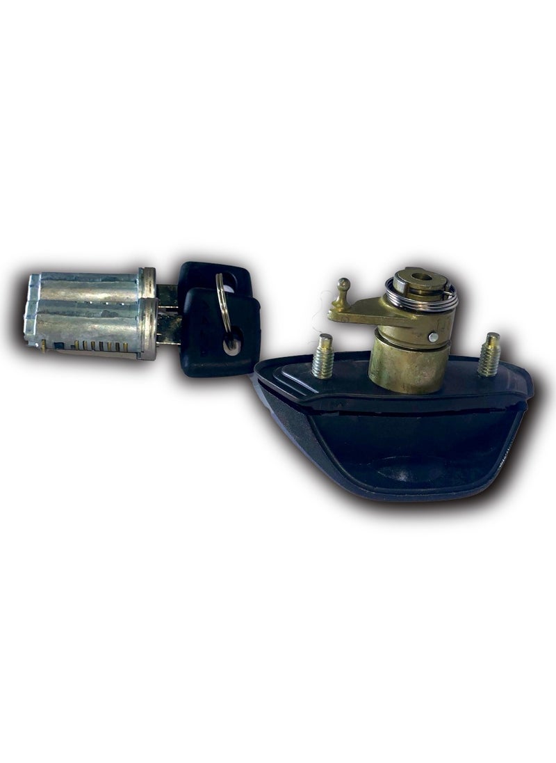 Trunk lock with door cylinders for Lada granta