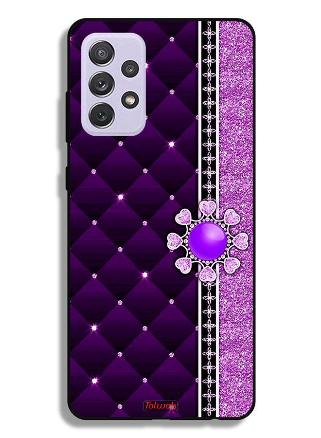 Tolwak Samsung Galaxy A72 5G Protective Case Cover Glitter Hearts - Image 1