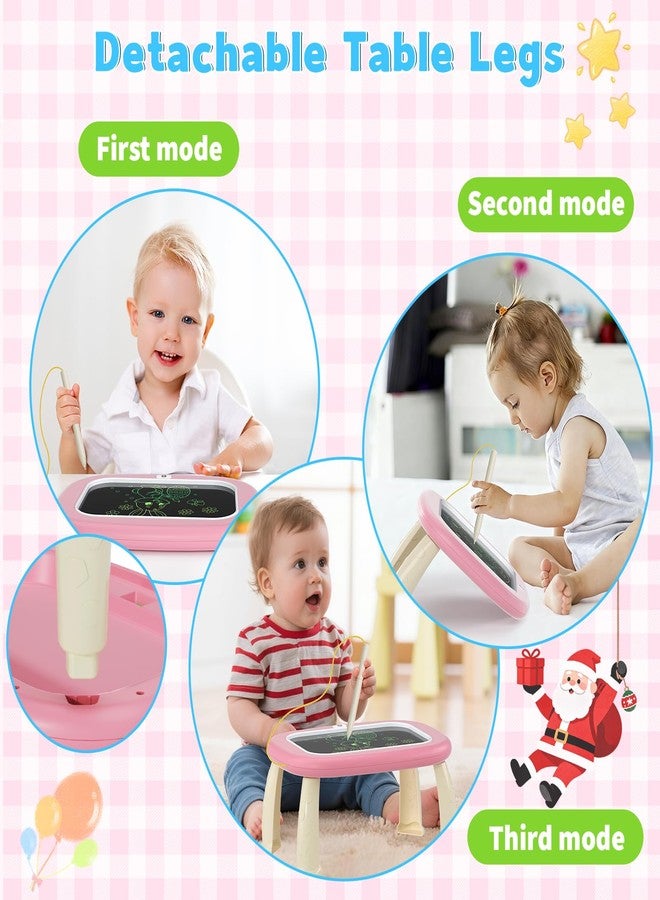 LZZAPJ LCD Writing Tablet for Kids 1 2 3 4 5 Year Old - Toddler Educational Color Doodle Board, Drawing Tablet & Drawing Pad Toy, Birthday & Christmas Gift Toy for 2-3 Year Old Boys and Girls (Pink) - Image 4