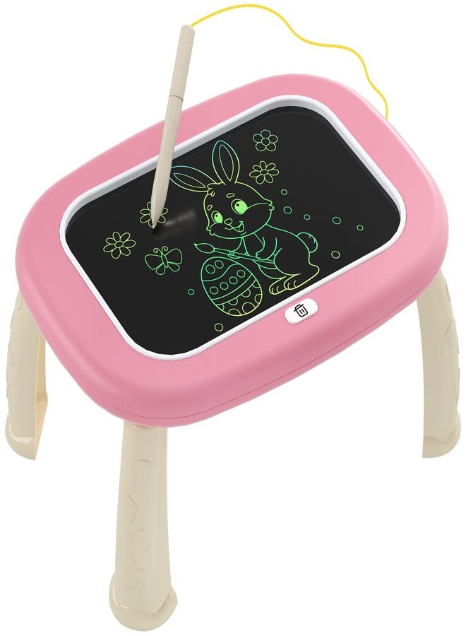 LZZAPJ LCD Writing Tablet for Kids 1 2 3 4 5 Year Old - Toddler Educational Color Doodle Board, Drawing Tablet & Drawing Pad Toy, Birthday & Christmas Gift Toy for 2-3 Year Old Boys and Girls (Pink) - Image 1