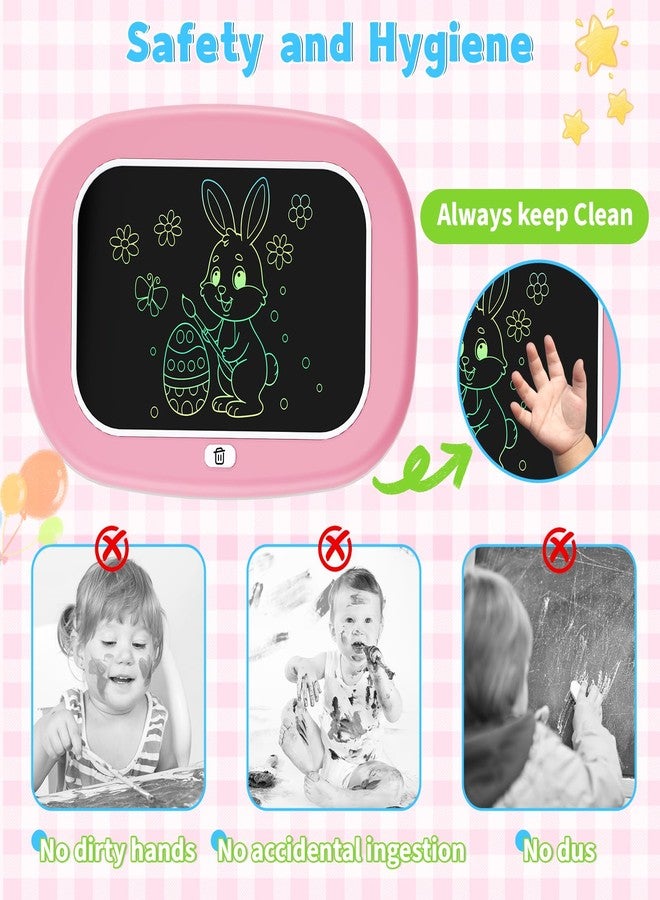 LZZAPJ LCD Writing Tablet for Kids 1 2 3 4 5 Year Old - Toddler Educational Color Doodle Board, Drawing Tablet & Drawing Pad Toy, Birthday & Christmas Gift Toy for 2-3 Year Old Boys and Girls (Pink) - Image 3
