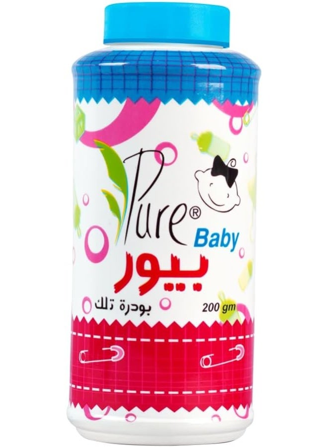 بيور بودرة التلك للأطفال، 200 غرام