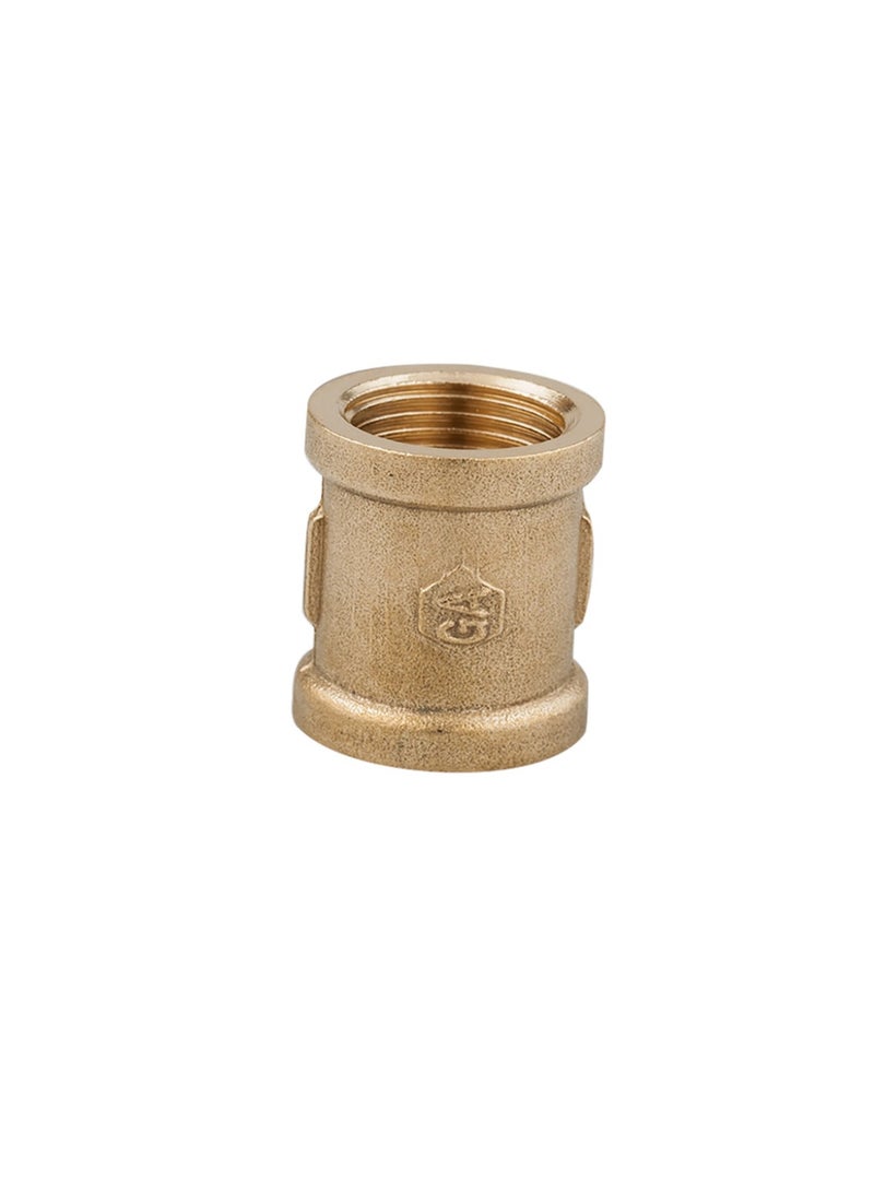 GA  2 Pcs set,  Brass  Female Socket 1 inch TO 2 inch  Brass Plumbing Fittings Set, High-Purity Copper Alloy, BSPT Thread Standard, - Image 1