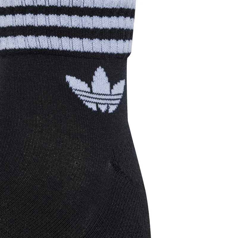 Adidas Originals White 3-Stripes Ankle Socks 3 Pairs  | Best Price UAE