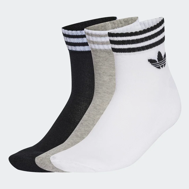 3-Stripes Ankle Socks 3 Pairs