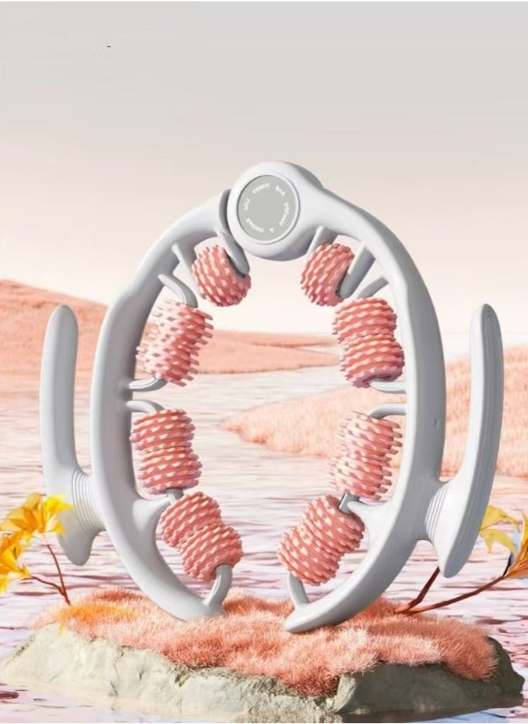 Cellulite Massager, Manual Muscle Massager Roller Ring Multi-functional Detachable Leg Beautifier for Leg