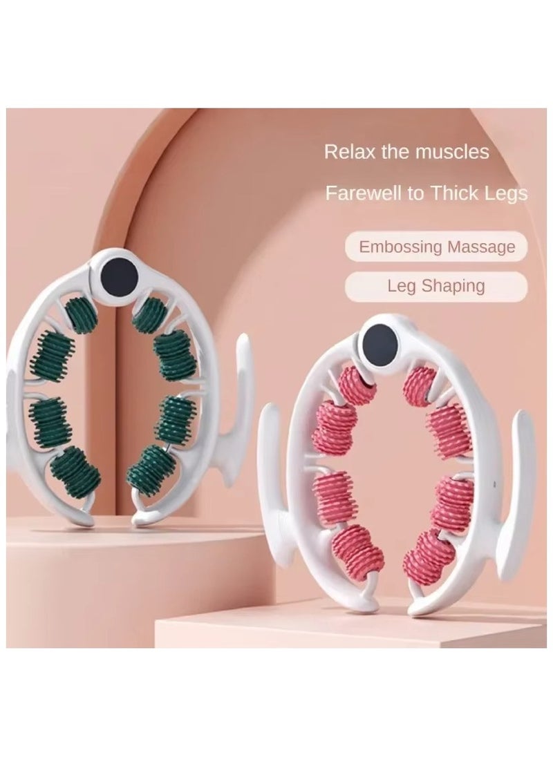 Cellulite Massager, Manual Muscle Massager Roller Ring Multi-functional Detachable Leg Beautifier for Leg