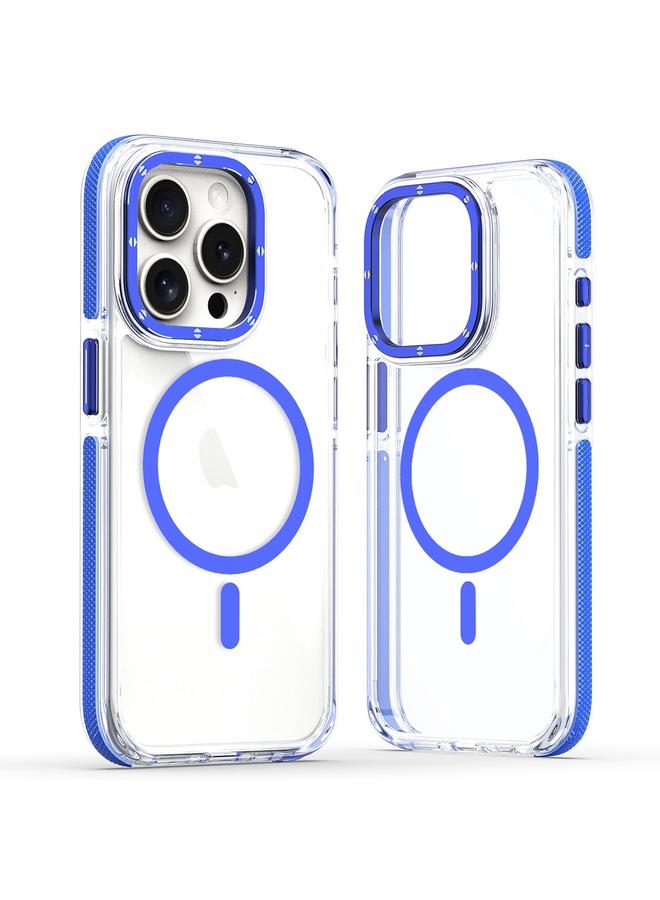 Zaboon Case For iPhone 13 Pro Dual-Color Clear Acrylic Hybrid TPU MagSafe Phone Case - Image 1