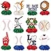 kockuu 12 Pcs Baseball Centerpieces for Party Table Decorations Doublesided Baseball Honeycomb for Birthday Sports Theme Decor Supplies Favors - Image 2