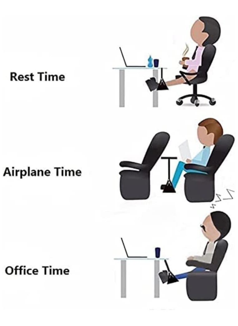 Generic Foot Rest,Portable Travel Footrest Flight Carry-On Foot Rest Adjustable Height Foot Rest Travel Accessories Footrests Hammock  - Image 5