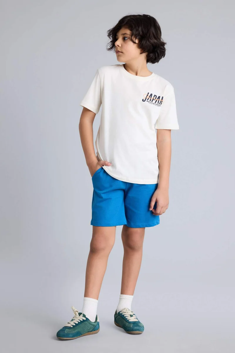 ديفاكتو Boy T-Shirt and Shorts 2 Piece Set