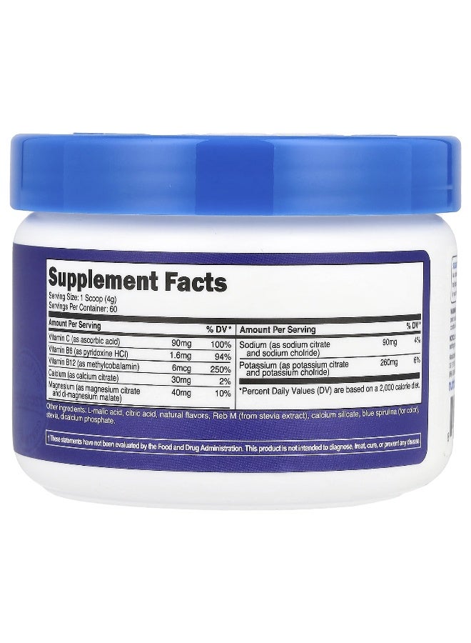 Nutricost, Electrolytes, Advanced Hydration Complex, Blue Raspberry, 8.4 oz (234 g) - Image 2