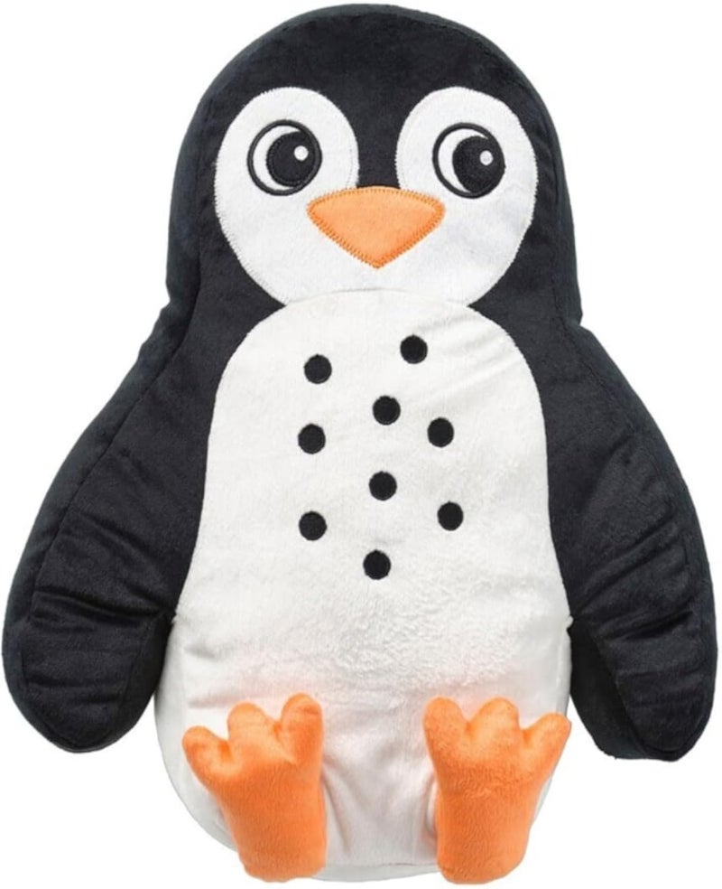 Digital Shoppy BLÅVINGAD Cushion, Penguin-Shaped Black/White, 40x32 cm