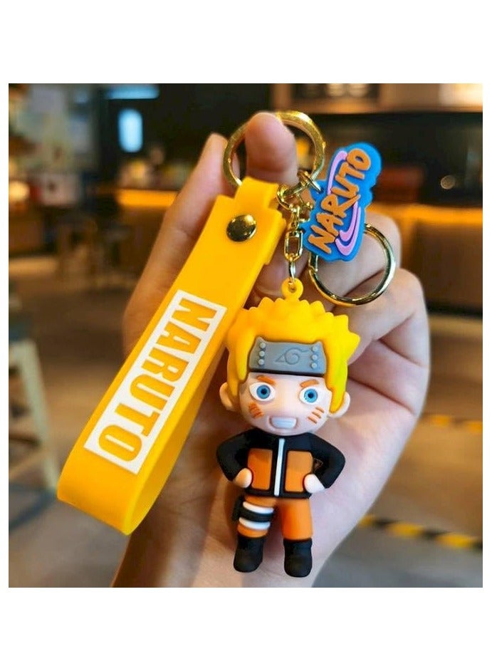 Naruto Keychain with Hook & Straps Key Chains Multicolor for Bike Car & Collectible for Anime Fans - Image 4