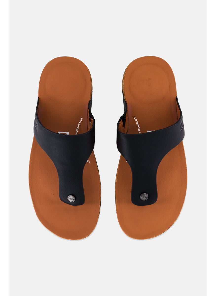 FitFlop Men Slip On Sandals, Black  - Image 3
