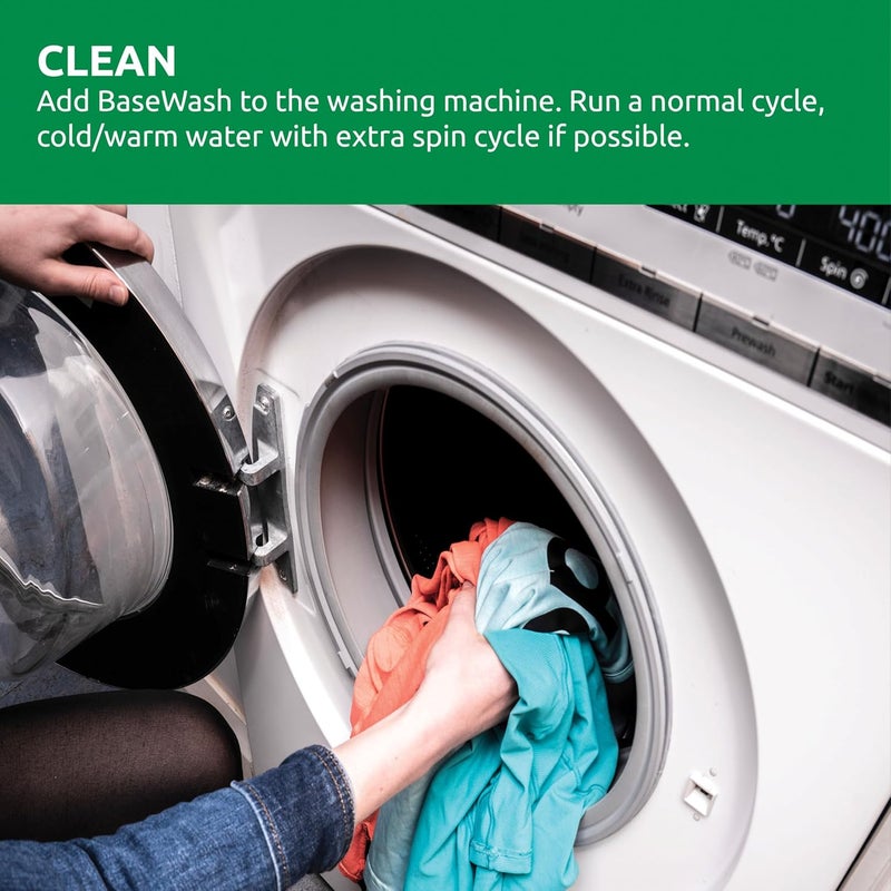 Nikwax BaseWash 300 ml - Deodorizing Cleaner for Sports Clothing & Activewear - Image 5