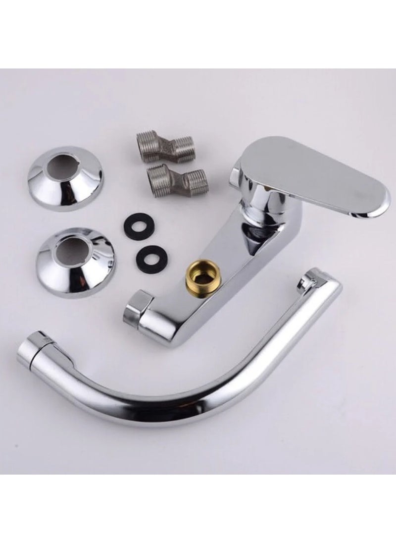 Generic - T6K Cold & Hot Kitchen Mixer (Silver) - Image 1