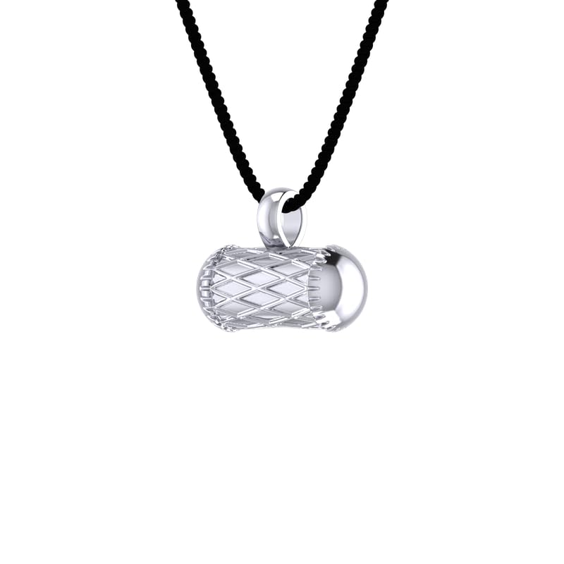 TINY TIARAA Pure 925 Silver Pendant Capsule Openable Kavach Taweez Amulet with Black Threads for Girls Boys Kids Women Men |Nazariya Pendant Taviz Cylinder | Evil Protection Tabiz - Image 4