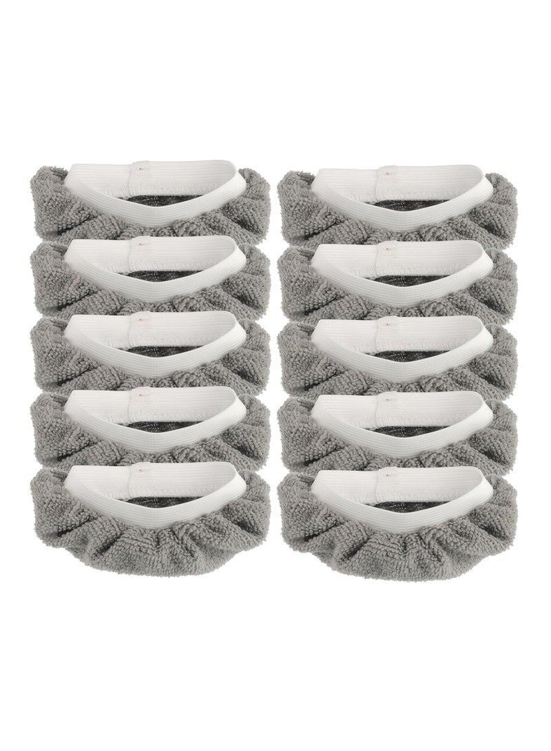 YelaJoy 10 PCS Reusable Mop Pads for Swiffer Sweeper Mop, Dry Sweeping Cloths and  Wet Mopping Cloths for Household Cleaning, Washable Microfiber Wet Pads for Mopping Floors - Image 1