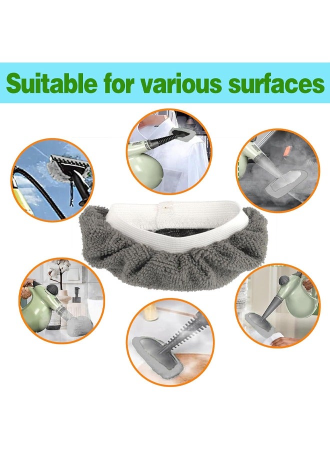 YelaJoy 10 PCS Reusable Mop Pads for Swiffer Sweeper Mop, Dry Sweeping Cloths and  Wet Mopping Cloths for Household Cleaning, Washable Microfiber Wet Pads for Mopping Floors - Image 2