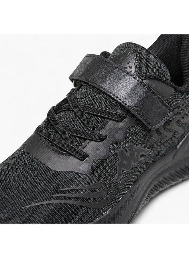 Kappa Girls' Logo Print Sport Shoes with Hook and Loop Closure  - Image 4