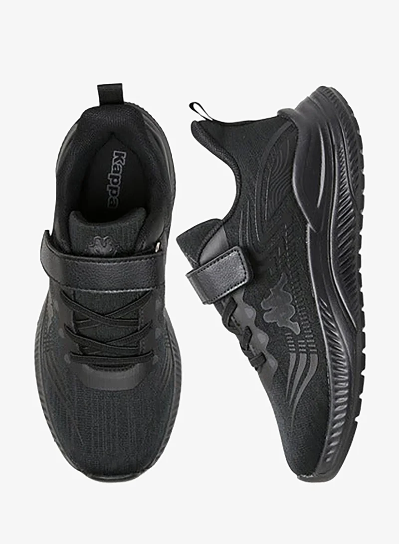 Kappa Girls' Logo Print Sport Shoes with Hook and Loop Closure
