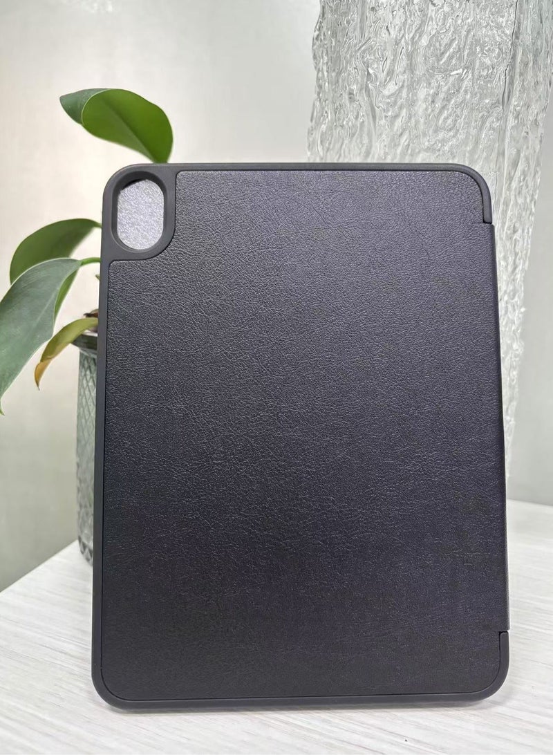يوارب كينج حافظة ذكية رفيعة بغطاء خلفي صلب لجهاز Apple iPad mini 2024 (A17 Pro) مقاس 8.3 بوصة (الجيل السابع)، iPad Mini 2021 (الجيل السادس) مقاس 8.3 بوصة، إيقاظ/سكون تلقائي مع حامل قلم أسود - Image 1
