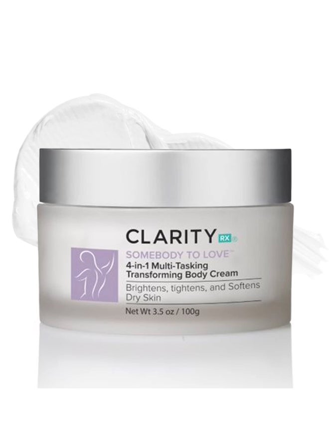 ClarityRx SomeBODY To Love 4in1 AntiAging Body Cream Natural PlantBased Moisturizing Lotion for Brightening Tightening Smoothing Dry Skin 35 oz - Image 3