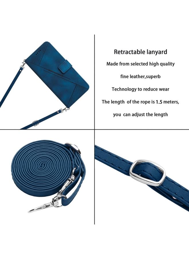 اس-توب جراب هاتف Honor 70 Dream Triangle من الجلد مع حبل تعليق - Image 5