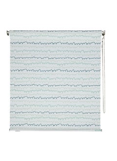 Easy to Install Printed Roller Blackout Window Blind Multicolor 150 x 180 cm SACO.RB.BO.150.0180.WAVE