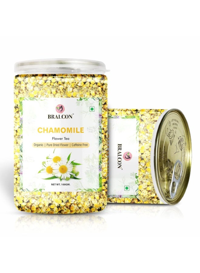 برالكون شاي زهرة البابونج العضوي من برالكون - ١٠٠ غرام | يُعزز المناعة | يُزيل السموم ويُخفف التوتر - Image 2