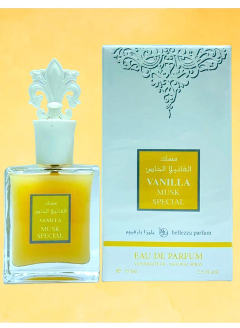 bellezza Vanilla Musk Special Perfume 75 Ml EDP - Image 1