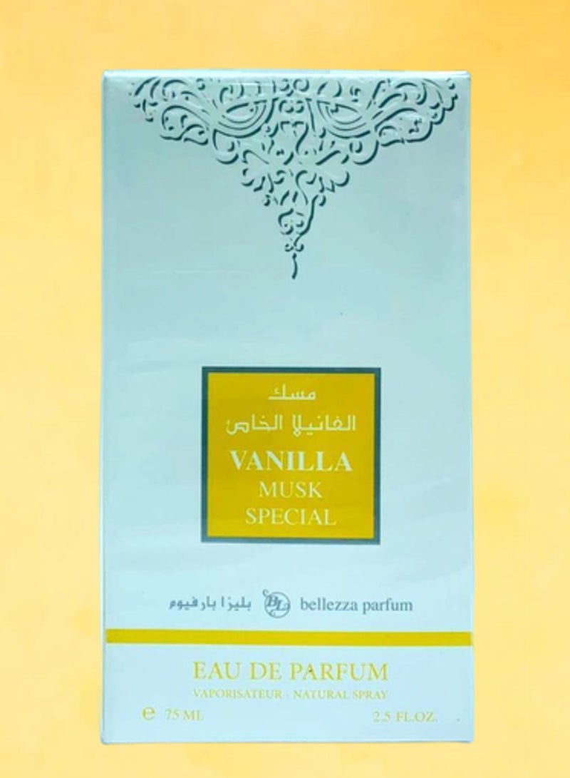 bellezza Vanilla Musk Special Perfume 75 Ml EDP - Image 3