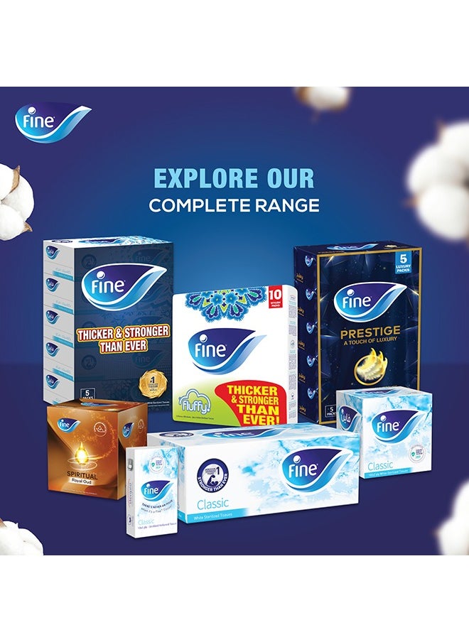 Fine - Classic Facial Tissue, Sterilized Tissue Box 170 Sheets x 2 Ply - Image 1