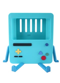 Game Console Stand for Nintendo Switch, Cute Cartoon Handheld Game Console Screen Support Stand Hands-free Support Plate for Protection and Portability (blue)