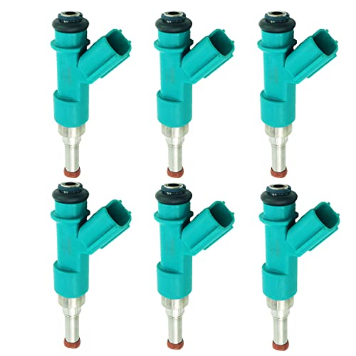 Kacrik 6PC fuel injector Yes, compatible replacement [Compatible model] Highlander Sienna 3.5L 2011-2016 Avalon 3.5L 2013-2016 Camry 12-2016 Lexus RX350 RX450h 3.5L 11-2014 ES350 13-2014 23250-0P010 - Image 1