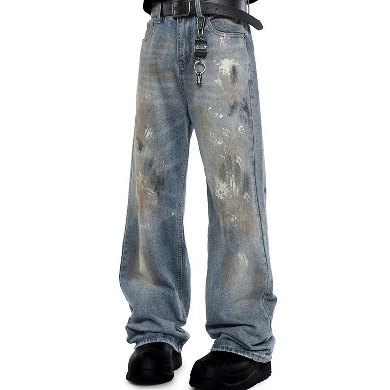 Unisex Classic Denim Jeans Loose Fit Daily Outdoor Wear - Image 5