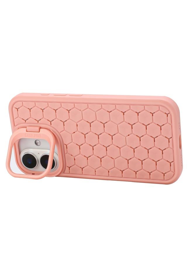 S-TOP Case For iPhone 16 Plus Honeycomb Radiating Lens Holder TPU Phone Case - Image 5