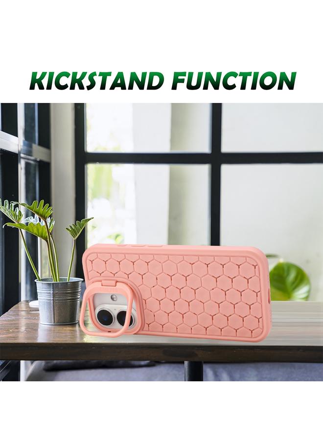 S-TOP Case For iPhone 16 Plus Honeycomb Radiating Lens Holder TPU Phone Case - Image 2