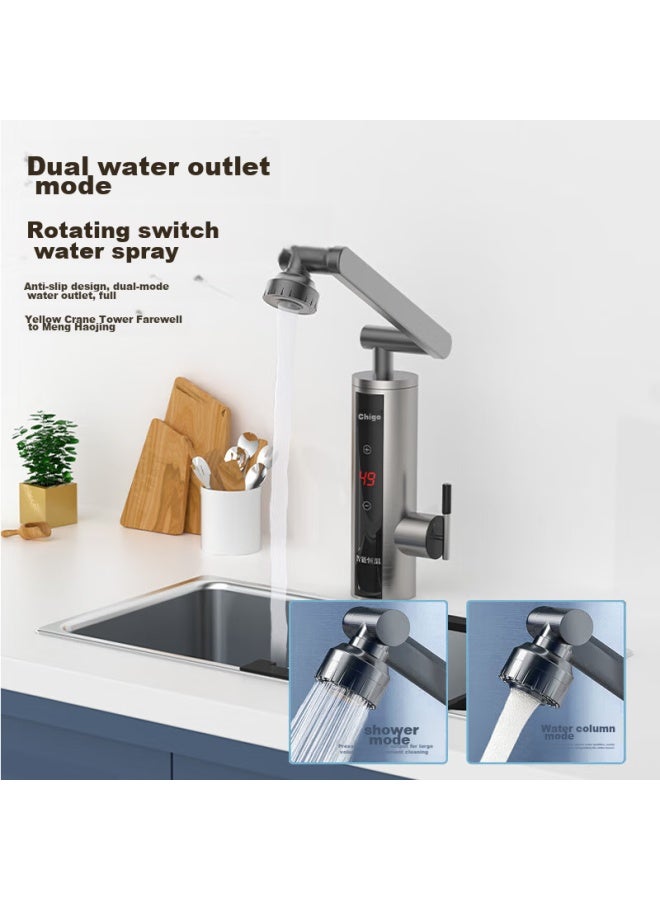 Chigo Electric Hot Water Faucet, Instant Mechanical Arm, Fast Heating Water Tap, Cold And Hot Heater, Variable Frequency Constant Temperature, Kitchen Balcony Household Water Heater Zg-kbs31b - Image 4