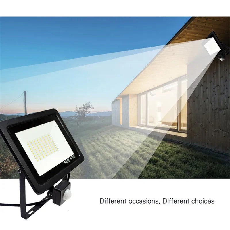 Motion Sensor LED Floodlight 20W Cold White Outdoor Wall Lamp IP66 Spotlight - Image 4