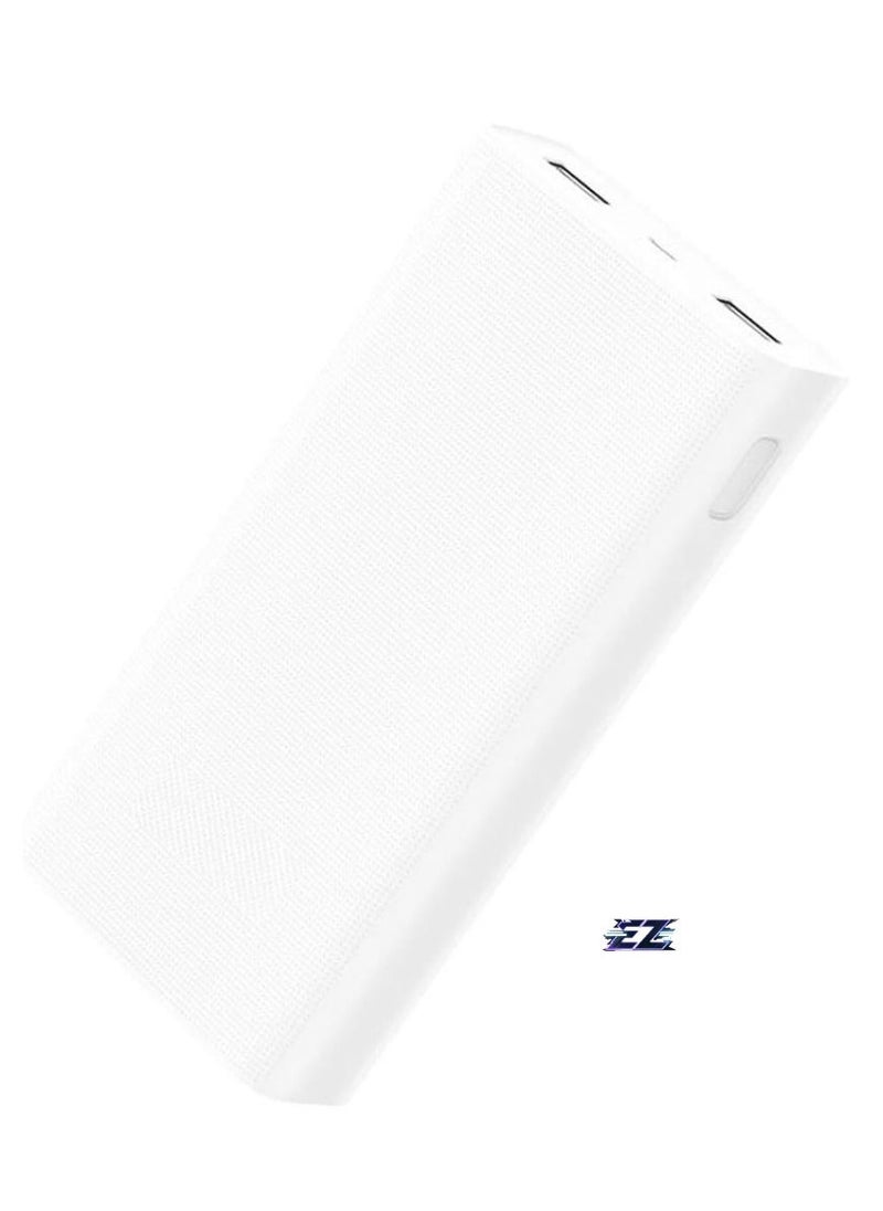 ELTRAZONE 20000mAh 2C Power Bank – High-Capacity Portable Charger, Fast Charging, Compact and Lightweight, White – Ideal for Smartphones, Tablets, and Laptops - Image 1