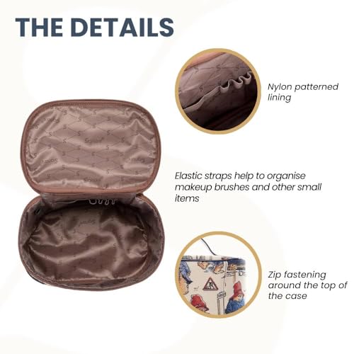 Signare Tapestry Toiletry Bag Makeup Cosmetic Organizer bag for Women with Paddington Bear Design (TOIL-PADD) - Image 4