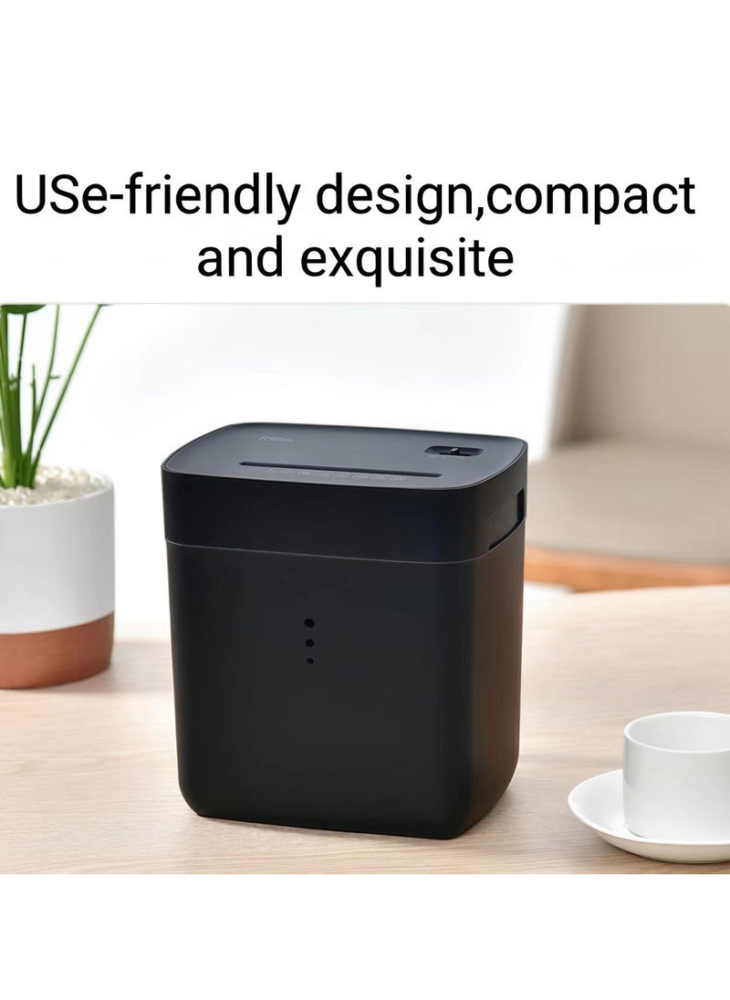 Gasin - Mini Paper Shredder  – Compact Design, 3.3L Capacity, P-4 Security, A4 Folded Sheet, 2m/min Speed, Ideal for Home or Desktop Use - Image 1