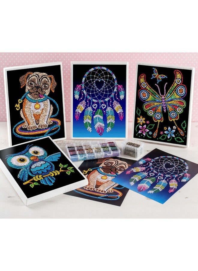 Sequin Art Red Sealife Scene Sparkling Arts And Crafts Picture Kit; Creative Crafts For Adults And Kids - Image 5