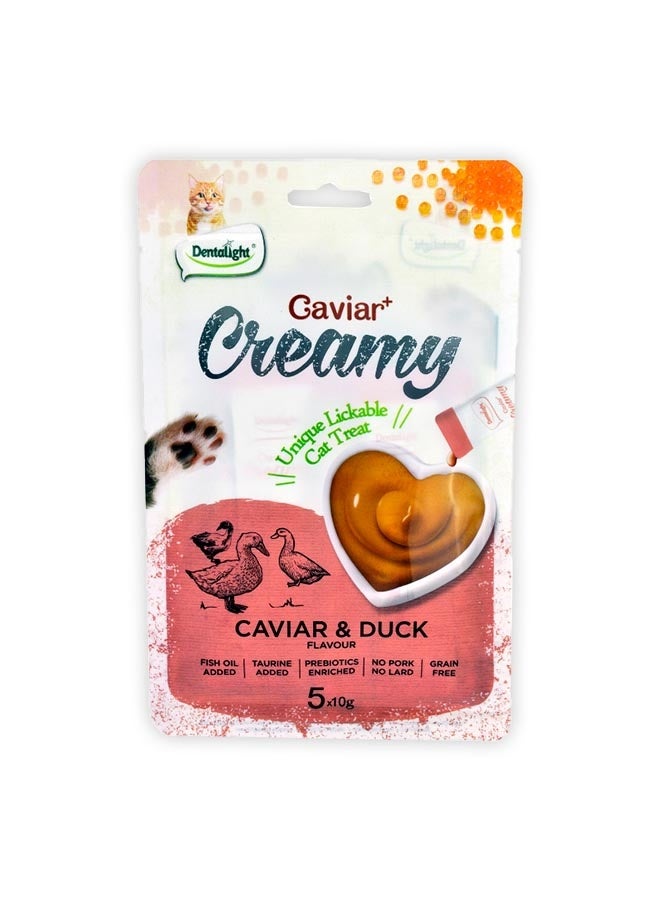 Caviar Creamy Lickable Cat Treat Caviar And Duck - 50G
